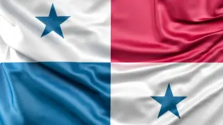 Esta es la posición en la que debía estar colocada la bandera de Panamá.