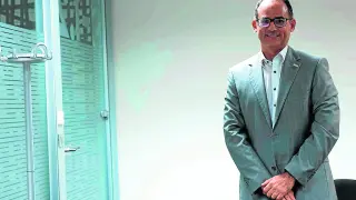 El presidente del Grupo Bosch para España y Portugal, Javier González Pareja, en Ibercaja.