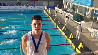 El nadador de El Olivar Luis Domínguez