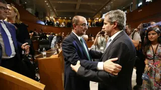 Segunda sesión del debate de investidura: Lambán, reelegido presidente de Aragón.