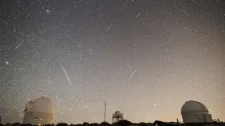 Meteoros registrados en el Observatorio del Teide (IAC) durante una lluvia de estrellas
