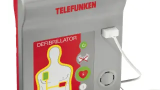 Un desfibrilador de la marca Telefunken.