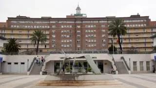 Hospital Virgen del Rocío, donde están atendidos parte de los afectados.