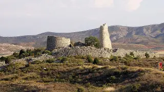 Panorámica de la fortaleza ibérica del Cabezo de San Pedro