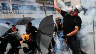 Las protestas continúan en Hong Kong.