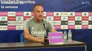 El técnico zaragozano ha analizado el partido del pasado domingo ante la Ponferradina y ha reiterado que el de mañana será un encuentro "totalmente diferente".