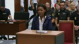 Ana Julia Quezada durante su declaración