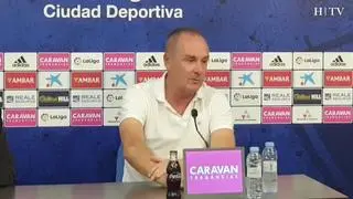 Víctor Fernández,entrenador del Real Zaragoza, hace un repaso a lo que llevamos de temporada y al próximo partido.