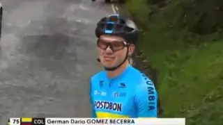 El llanto desconsolado de Gómez, en una imagen de vídeo.