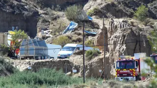 Mueren dos personas en la explosión de una pirotecnia en Granada.