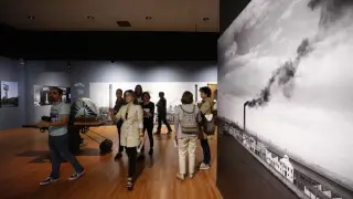 Exposición 'Patrimonio industrial. La historia reciente de Zaragoza', en el Centro de Historias.