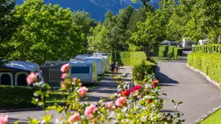 Camping de Gavín, uno de los 65 establecimientos que hay en el Pirineo.