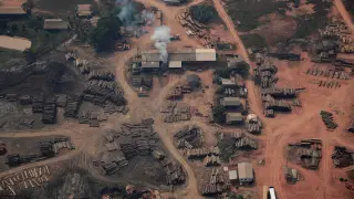 Las imágenes aéreas reflejan cómo la deforestación avanza a pasos agigantados