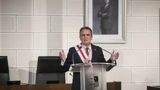 Sánchez Quero, en el pleno de constitución de la DPZ.