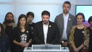 El portavoz de ERC en el Congreso de los Diputados, Gabriel Rufián, ha expresado su rechazo a la sentencia del Tribunal Supremo por el juicio del Procés y ha asegurado que se trata de una "venganza" del Estado español.