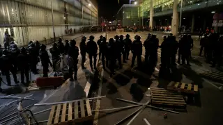 Disturbios en el Aeropuerto de El Prat