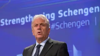 El comisario europeo de Inmigración, Dimitris Avramópulos.