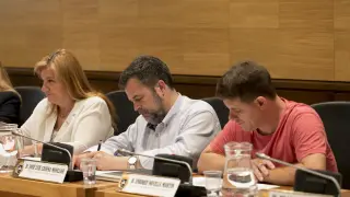 Pleno del Ayuntamiento de Huesca / 28-6-19/ Foto Rafael Gobantes [[[FOTOGRAFOS]]]