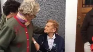 La mujer de 94 años perdió su vivienda mientras iba a visitar a su hermana