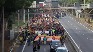 Jornada de huelga y protestas en Cataluña