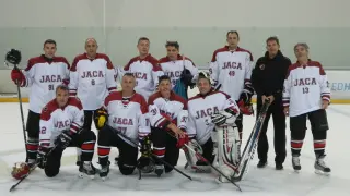 Los veteranos del Jaca 1, campeones del Torneo de Veteranos Ciudad de Jaca.