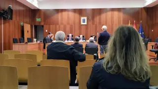 El juicio comenzó este lunes en la Audiencia de Zaragoza y continuará hoy.