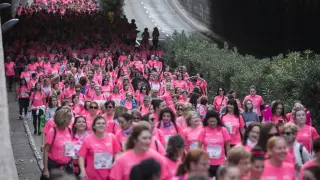 Participantes en la Carrera de la Mujer del domingo pasado.