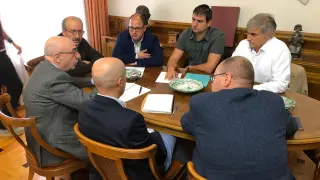 Reunión en la Diputación de Teruel por los accesos a los Ramones.
