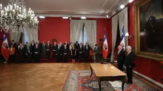 Ceremonia del cambio de gabinete ministerial