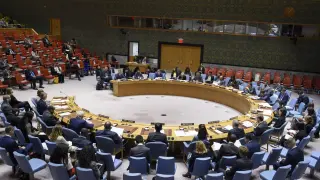 Pleno del Consejo de Seguridad en la sede de Naciones Unidad en Nueva York.