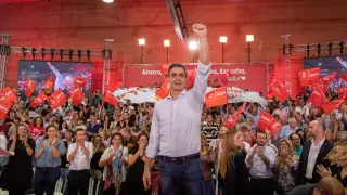 Pedro Sánchez inició la campaña electoral 2019 en Sevilla