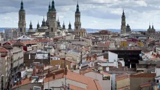 Vista panorámica de Zaragoza.