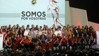 Homenaje, este miércoles, de la Federación Española de Fútbol a las jugadoras que han hecho historia en el fútbol femenino.
