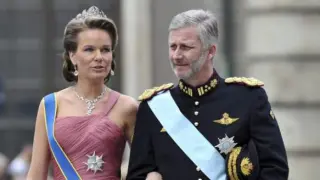 Felipe de Bélgica y su esposa, Matilde.