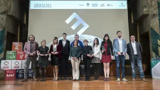 Quinta edición de los Premios Tercer Milenio, celebrados en la sede de Caja Rural de Aragón en Zaragoza