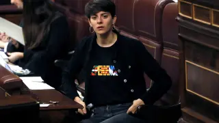 La diputada de ERC Marta Rosique, durante la sesión constitutiva de las Cortes.