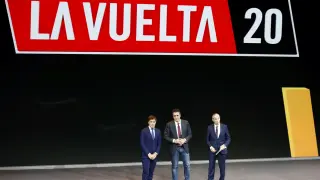 Momento de la presentación de la 75 edición de la Vuelta a España