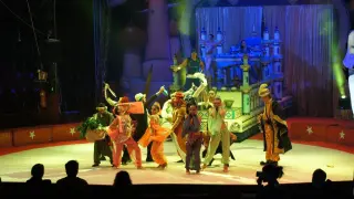 Aladdin, el musical circense es el nuevo atractivo.