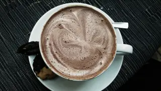 Taza de chocolate caliente