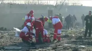 Un avión ucraniano, con 176 personas a bordo, se ha estrellado en Irán, poco después de su despegue. De momento no hay constancia de supervivientes, mientras continúan los trabajos en la zona del impacto.