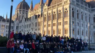 ‘Destino Budapest’ lo componen 68 jóvenes de ocho localidades de la comarca