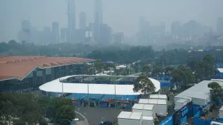 Vista general del Melbourne Park, escenario donde se celebra el Open de Australia
