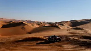 Vehículo conducido por Carlos Sainz en el Dakar 2020