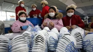 La compra de mascarillas se ha multiplicado en los últimos días en China