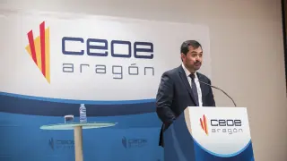 Ricardo Mur, presidente de CEOE Aragón, cree que muchas empresas no podrán asumir el coste de la subida del salario mínimo