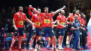 Final del Europeo de Balonmano, entre España y Croacia