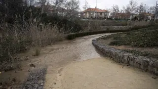 Río Huerva a su paso por Cuarte.