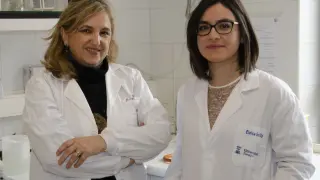 Rosa Bolea y Eloísa Sevilla, investigadoras de la Facultad de Veterinaria de la Universidad de Zaragoza