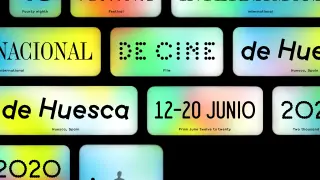 Cartel de la 48 edición del Festival Internacional de Cine de Huesca.