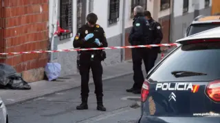 Imagen de archivo de la Policía de Granada, tras otro tiroteo el pasado enero.